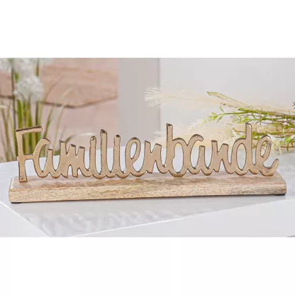 Schriftzug Familienbande