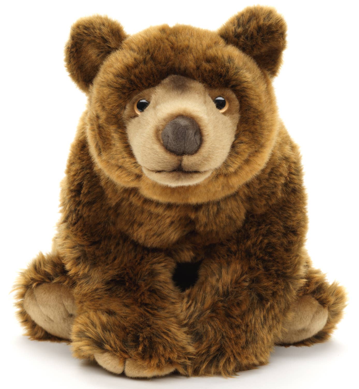 Großer Braunbär, sitzend -43 cm (Länge) -Kuschel-/Plüschtier