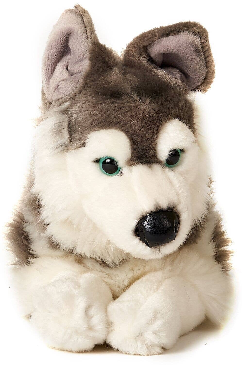 Husky, liegend - 40 cm (Länge) - Kuschel-/Plüschtier