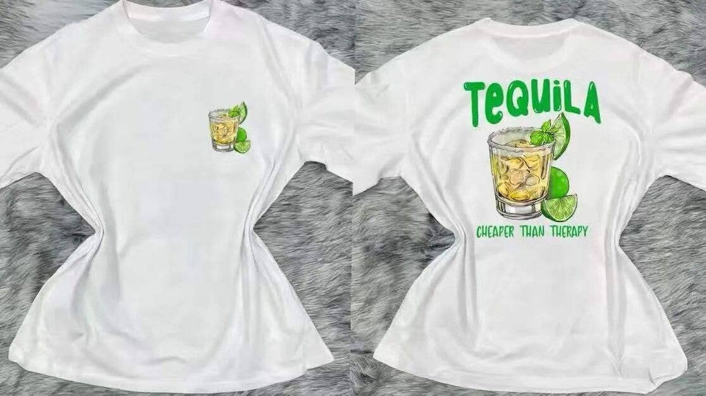 T-Shirt "Tequila – Cheaper than Therapy"
