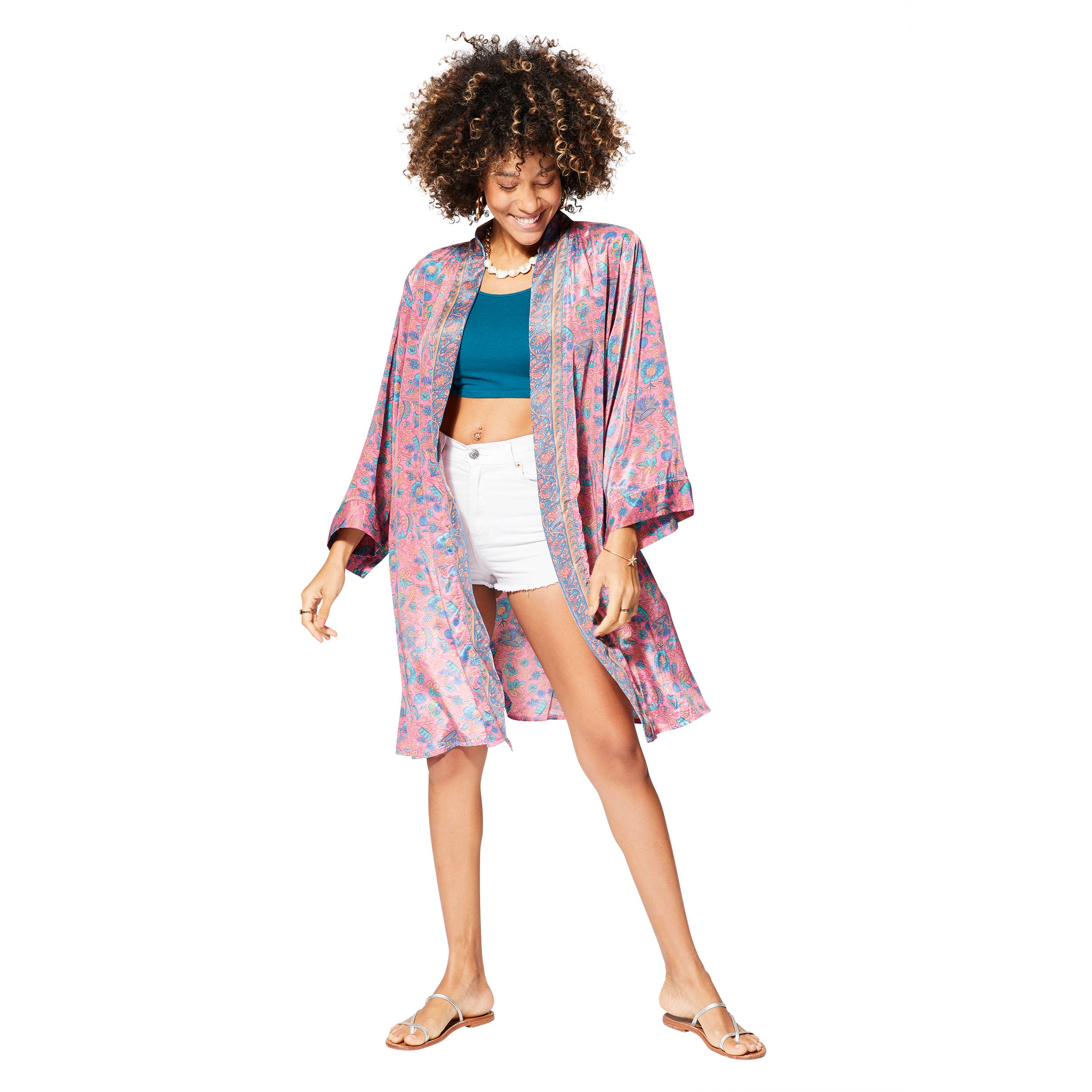 SOMMERKIMONO, MITTELLANG, 3/4 ÄRMEL, MCKIM0008G