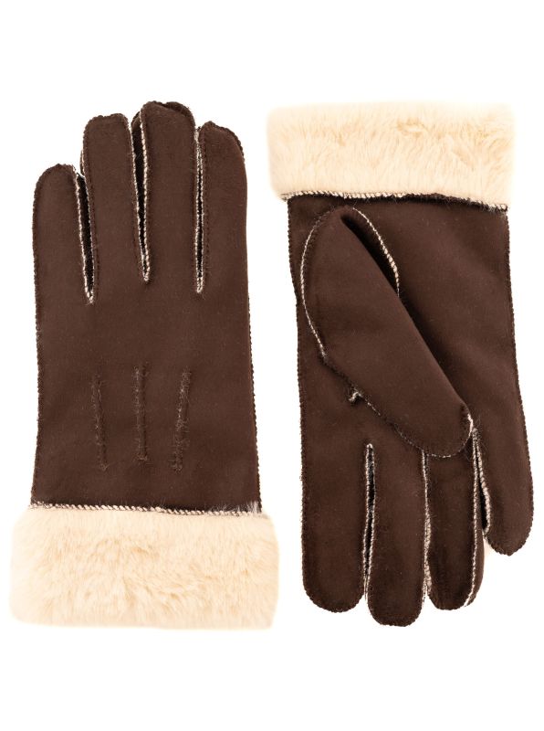 Fingerhandschuhe im edlen Velour Look von Zwillingsherz