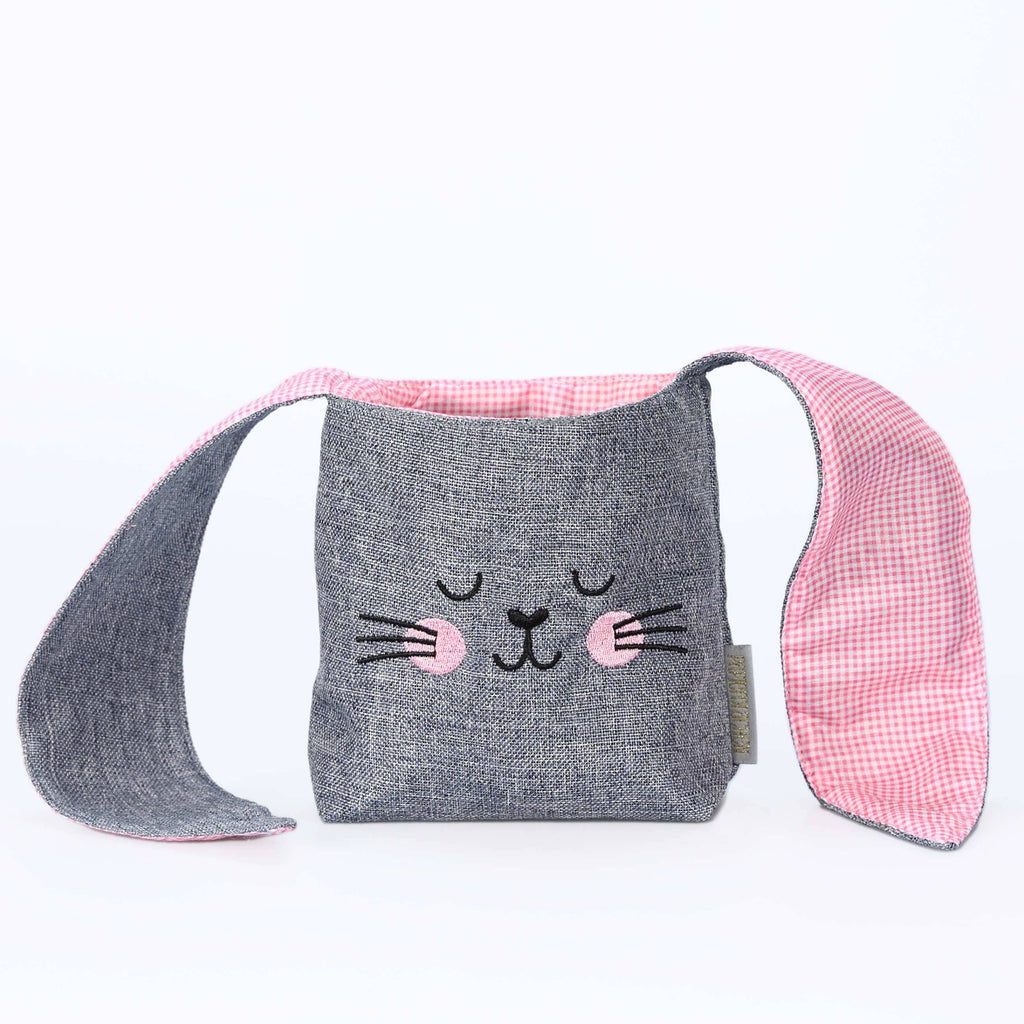 Osternest Stoff Ohren Rosa