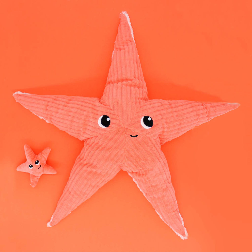 LES PTIPOTOS – 62 cm Mamma- und Baby-Plüsch Seestern Koralle