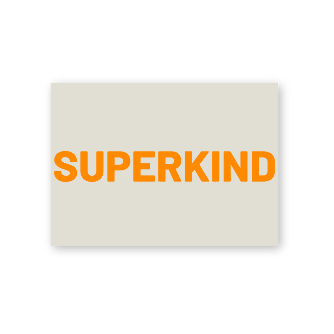 Postkarte „SUPERKIND“ – Glückwunschkarte zur Ermutigung & Anerkennung