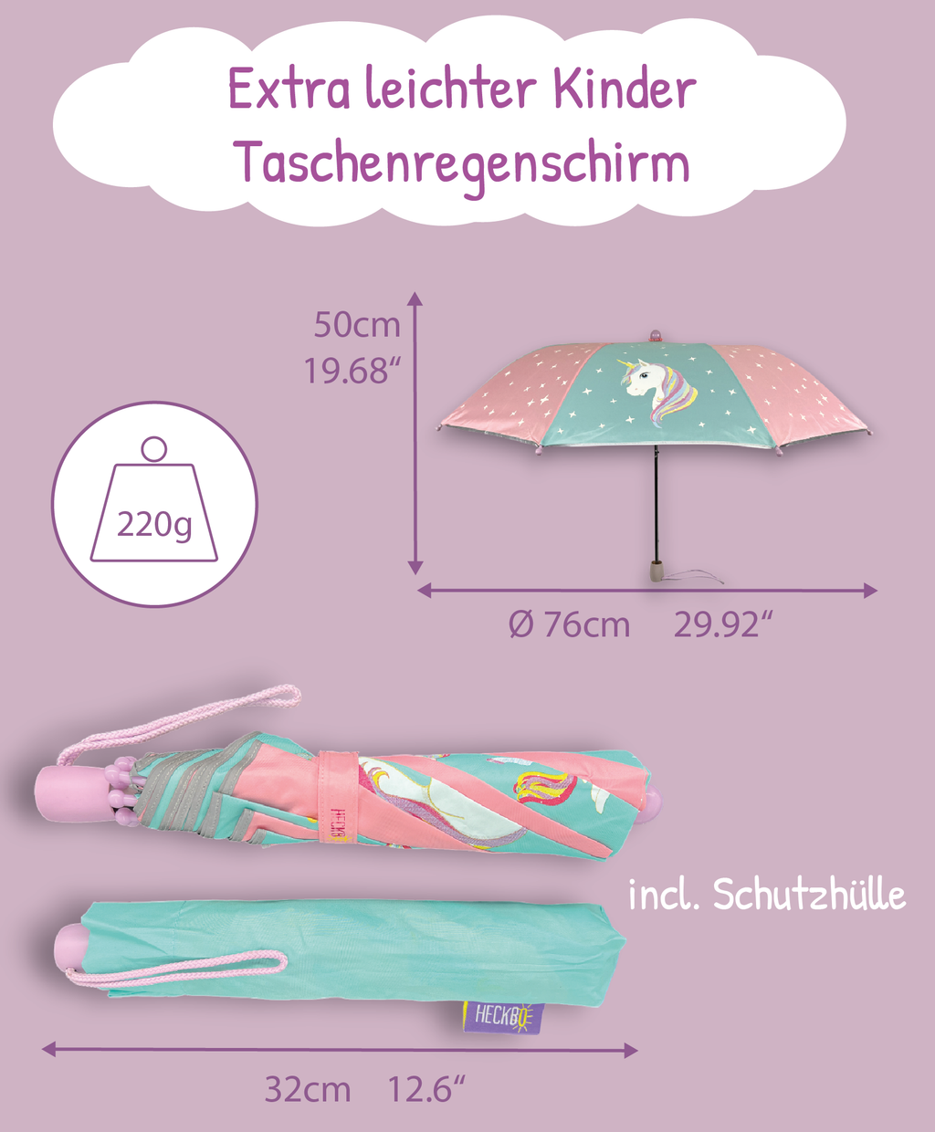 Magic Regenschirm Einhorn