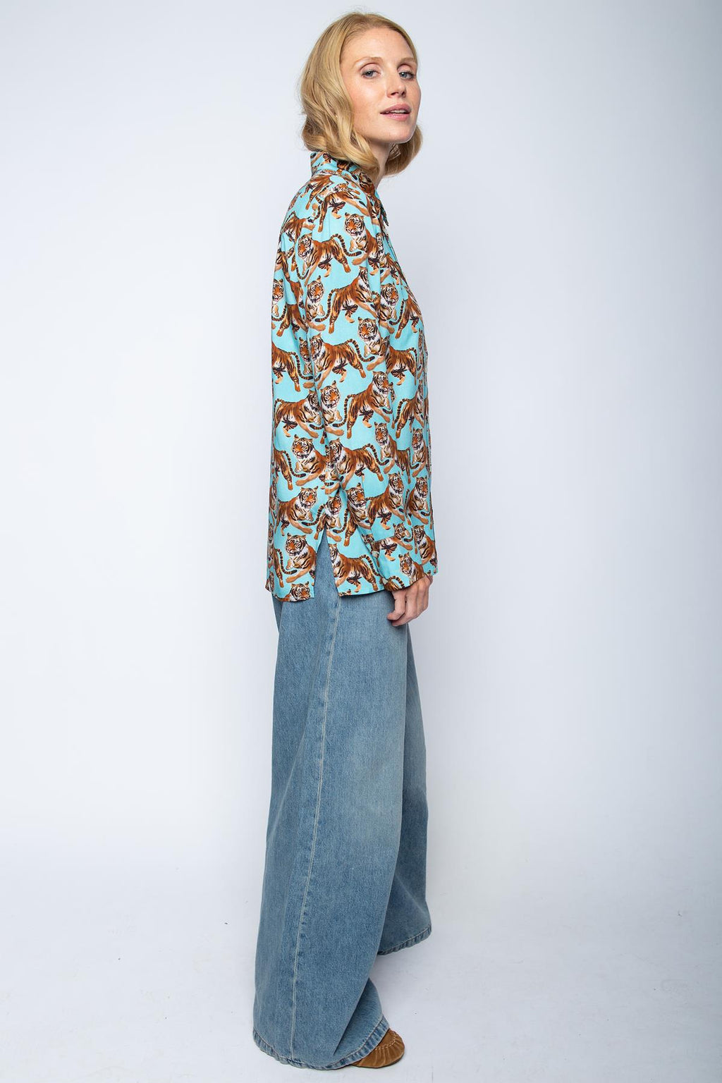 Tiger Hemdbluse von Emily van den Bergh