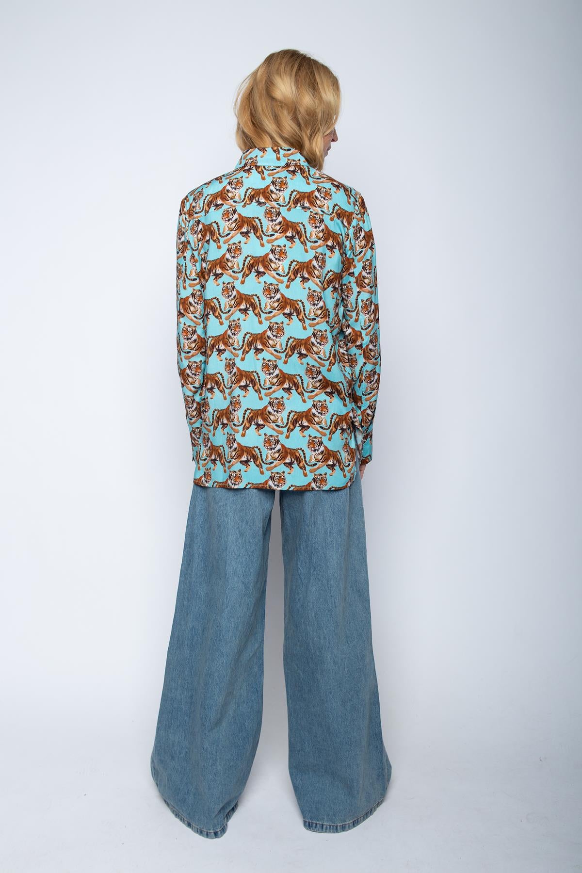 Tiger Hemdbluse von Emily van den Bergh