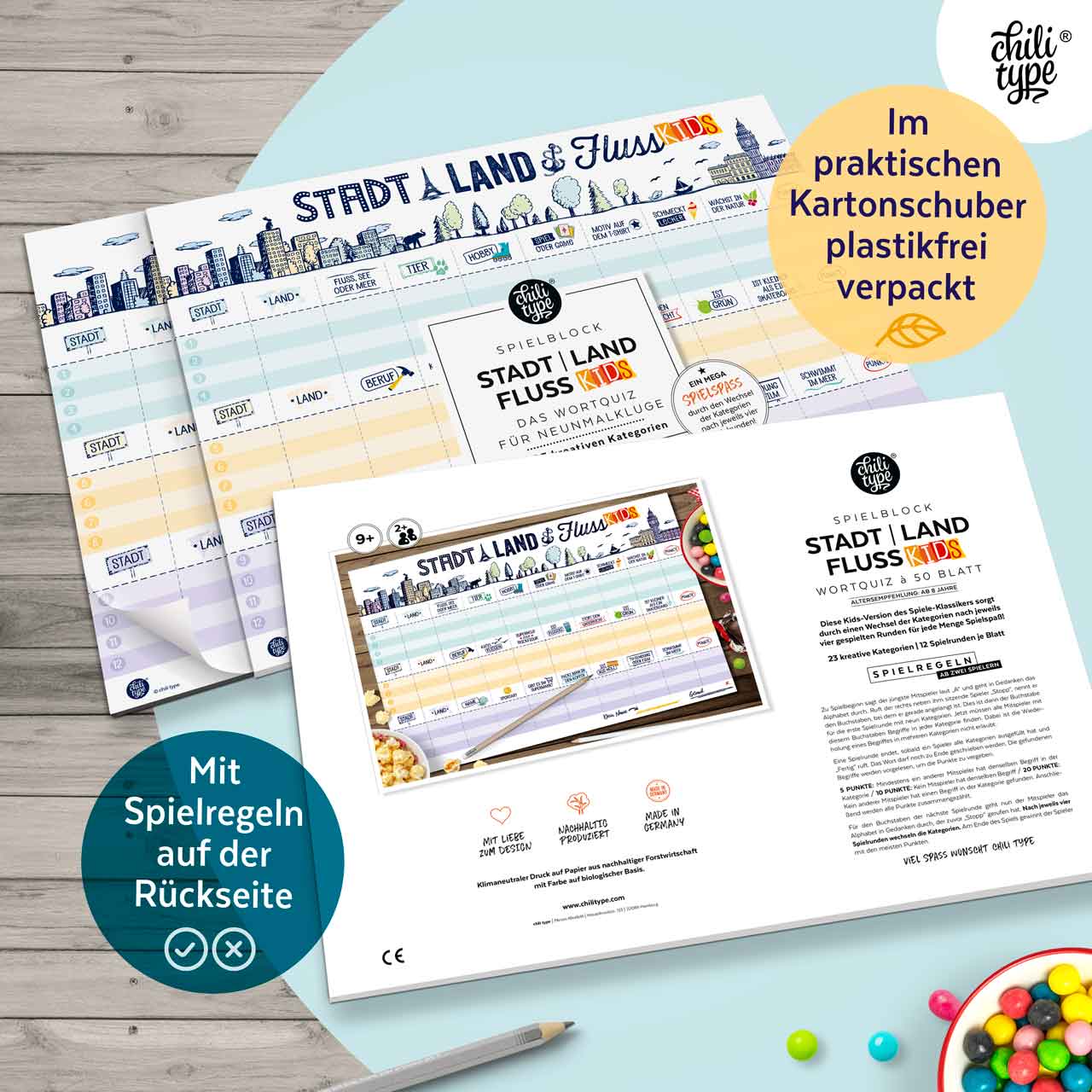 Stadt-Land-Fluss Kinder-Edition DIN A3