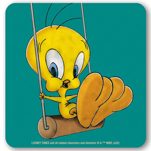 Verschiedene Glas Untersetzer Tweety, Sylvester, Elefant oder Maus