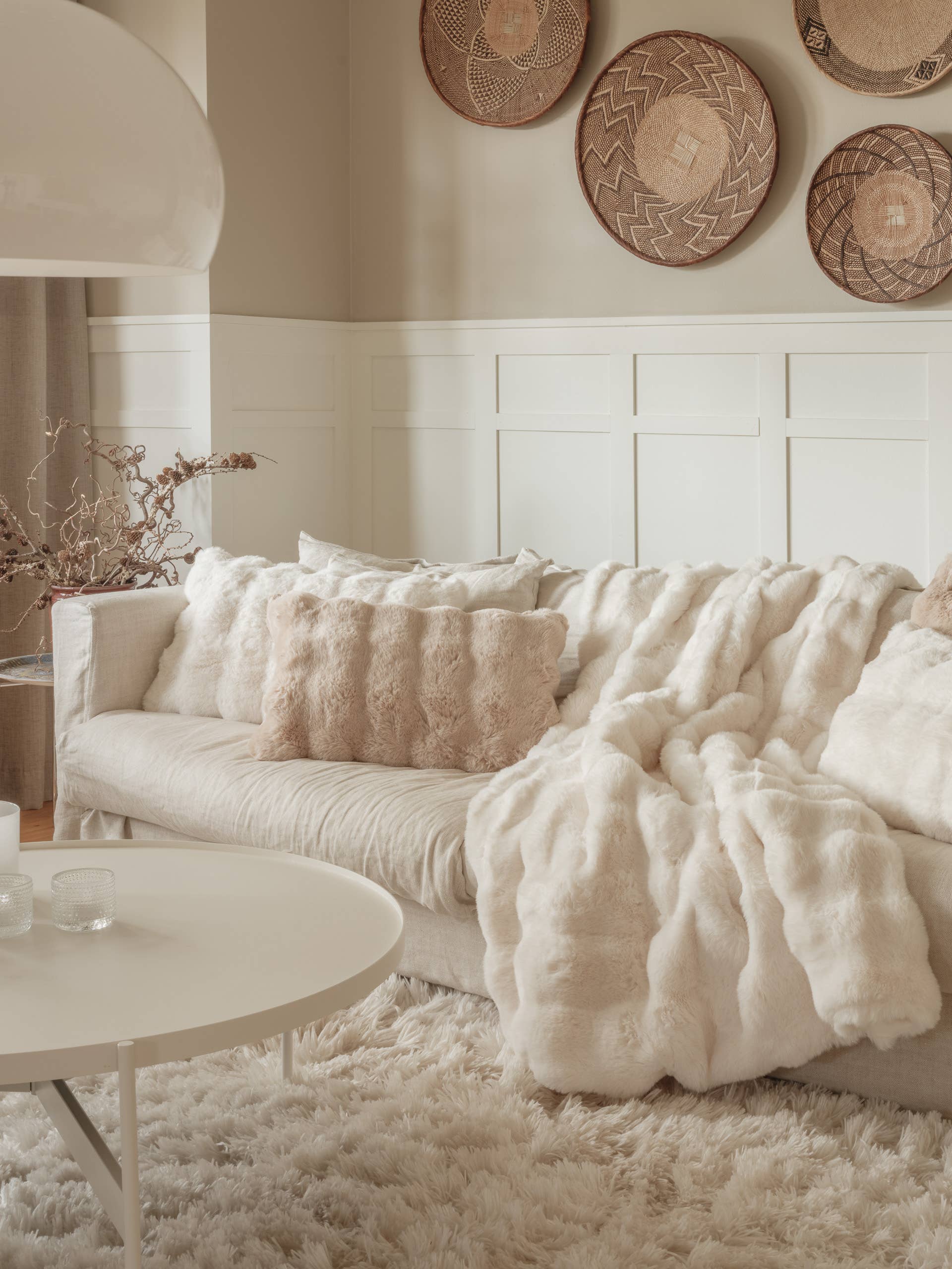 Kissen Misty L - Beige