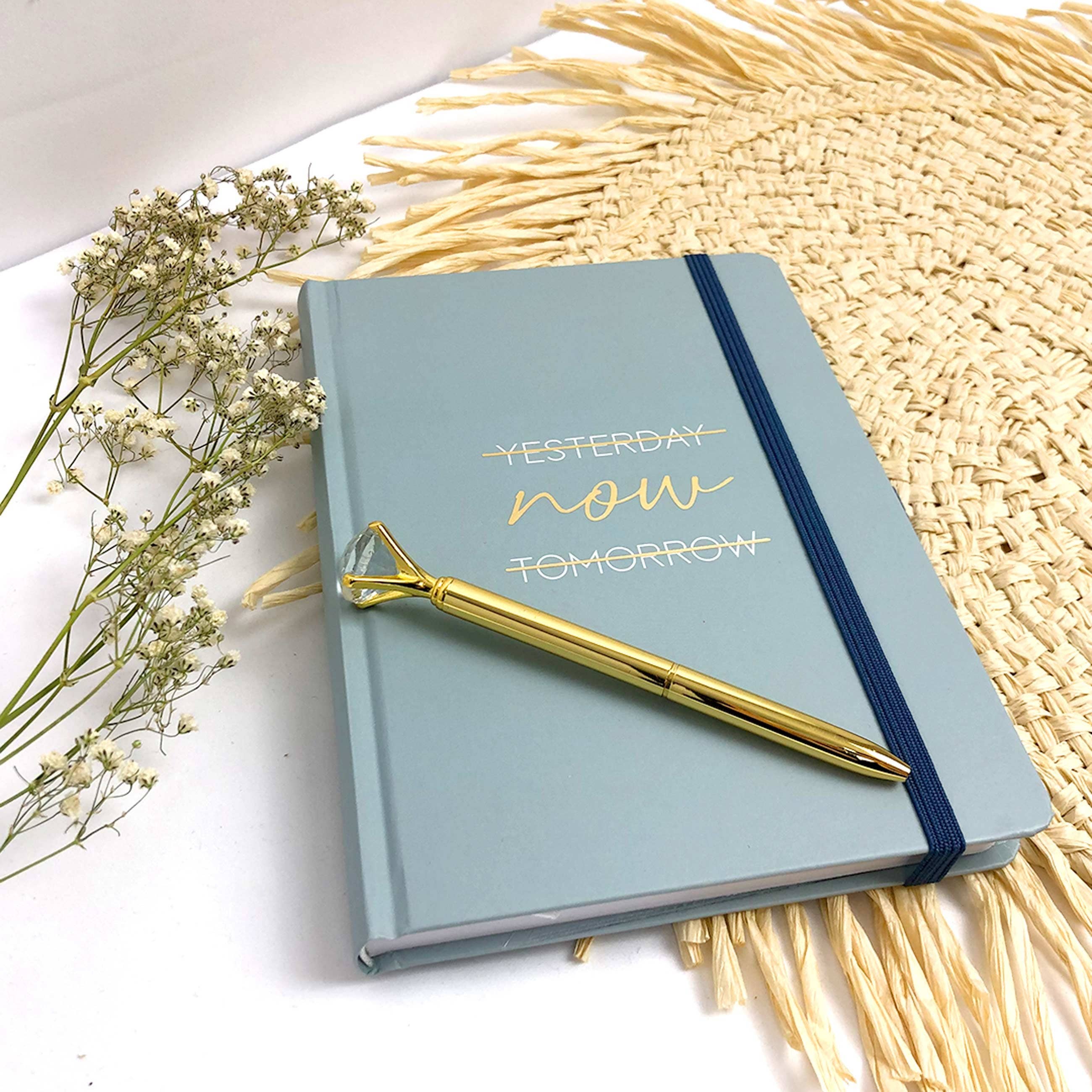 Bullet Journal Starter Set Blau – Notizbuch A5 dotted, 192 Seiten
