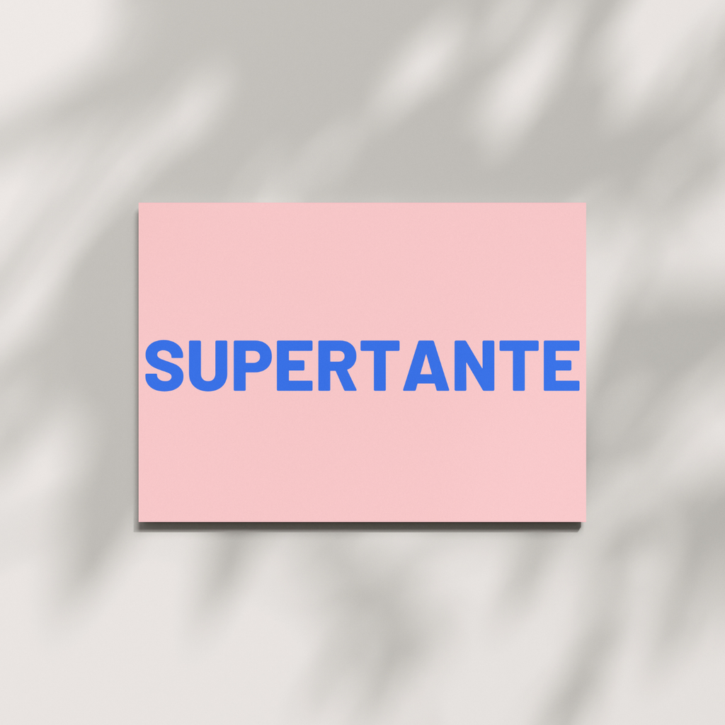 Postkarte - SUPERTANTE