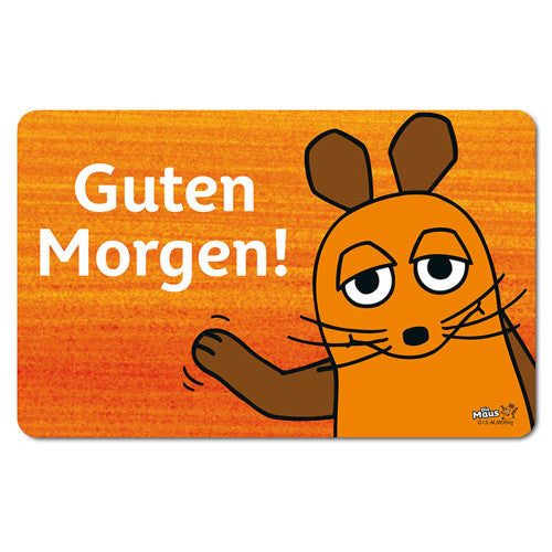 Guten Morgen Frühstücksbrettchen "Die Maus"