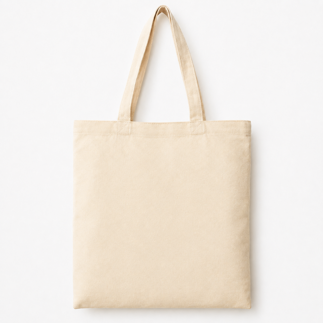 Tragetasche War nicht geplant Musste mit – Rückseite natur, Baumwoll-Shopper