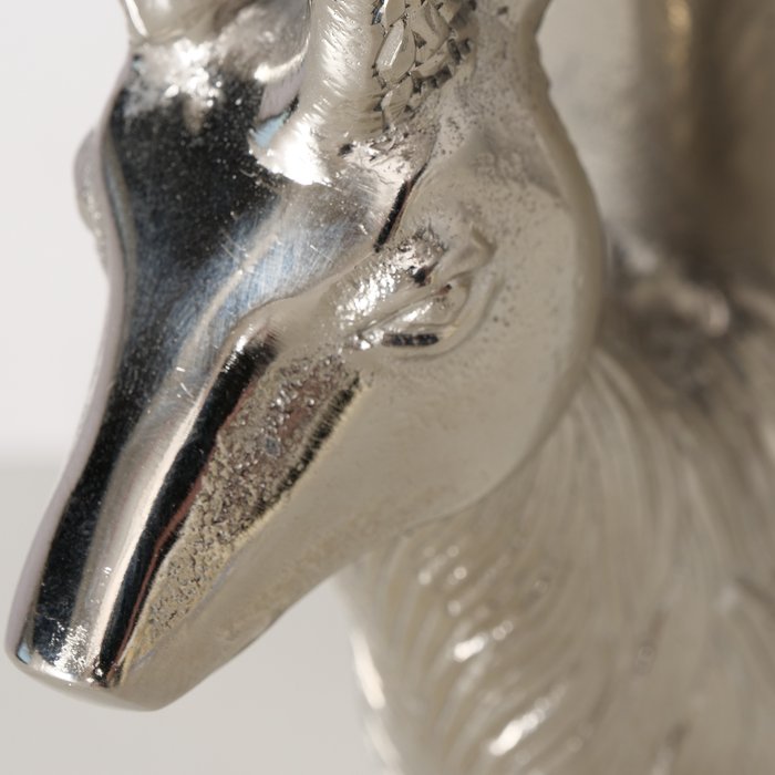 Sekt-/Champagnerkühler Somino – Hirsch-Design, vernickeltes Aluminium (B-Ware)