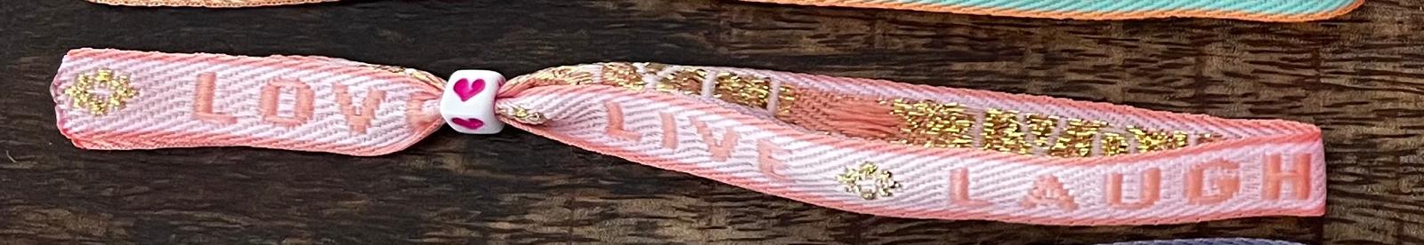 Festivalarmbänder verschiedene Designs - Preis pro Stück