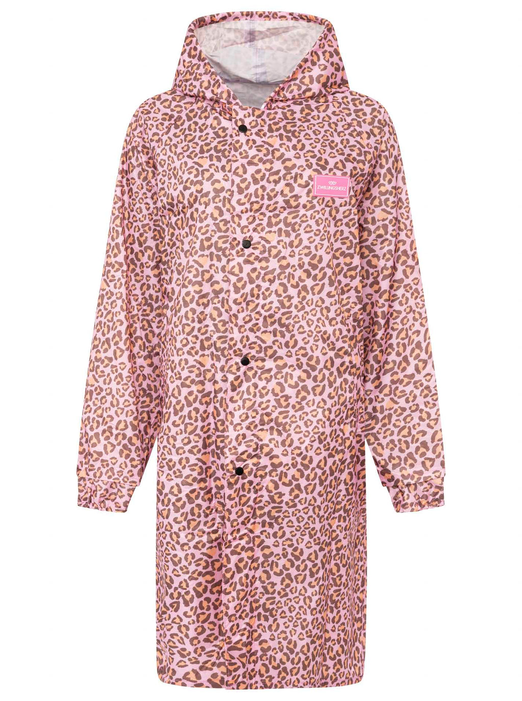 Oversize Regenmantel Leo von Zwillingsherz in rosa