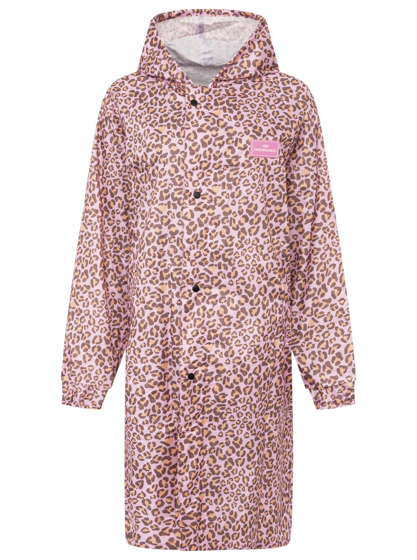 Oversize Regenmantel Leo von Zwillingsherz in rosa