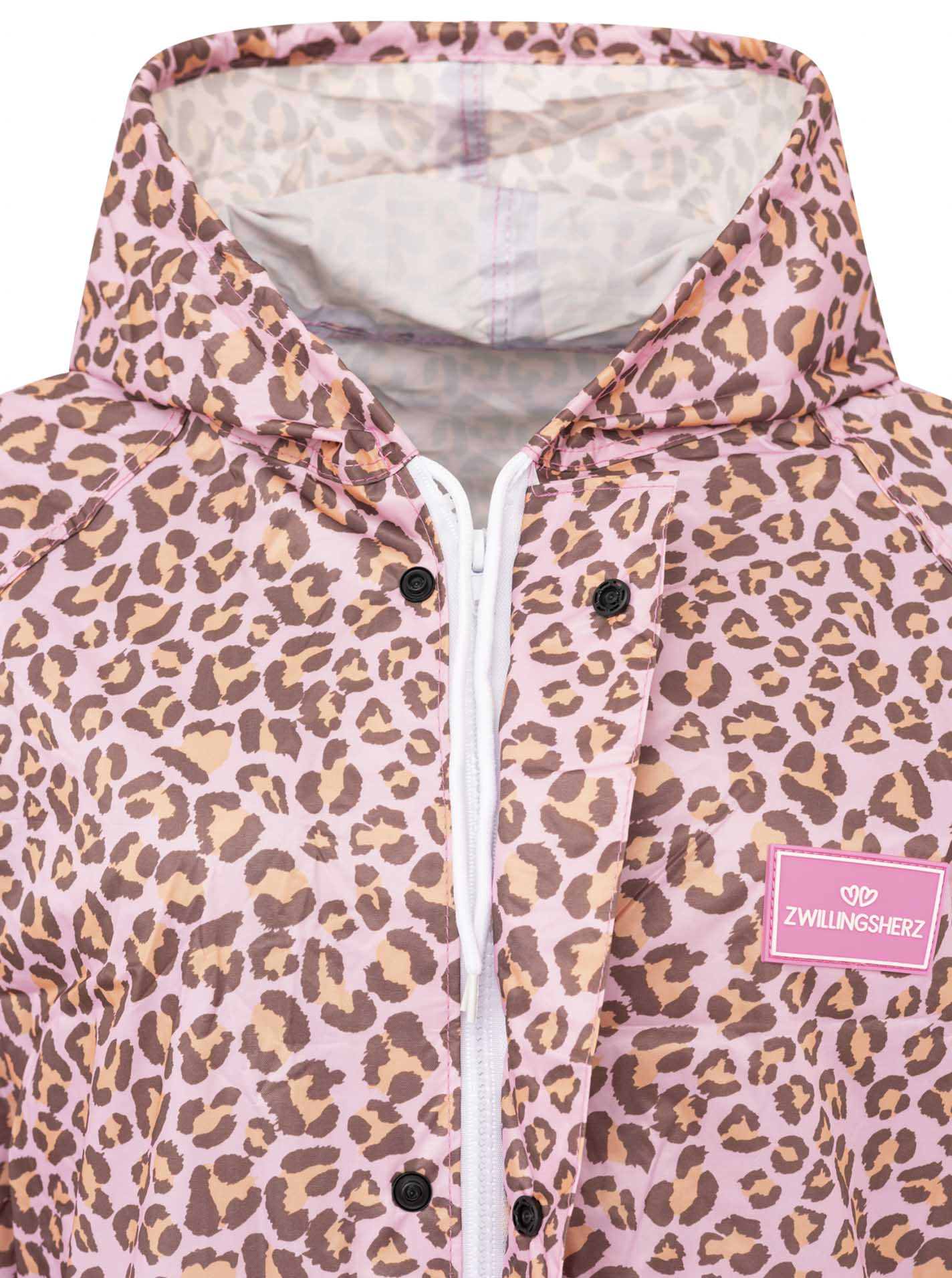 Oversize Regenmantel Leo von Zwillingsherz in rosa