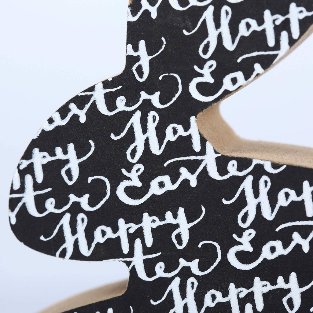 Ostern Holzaufsteller Hasen Puschelschwanz