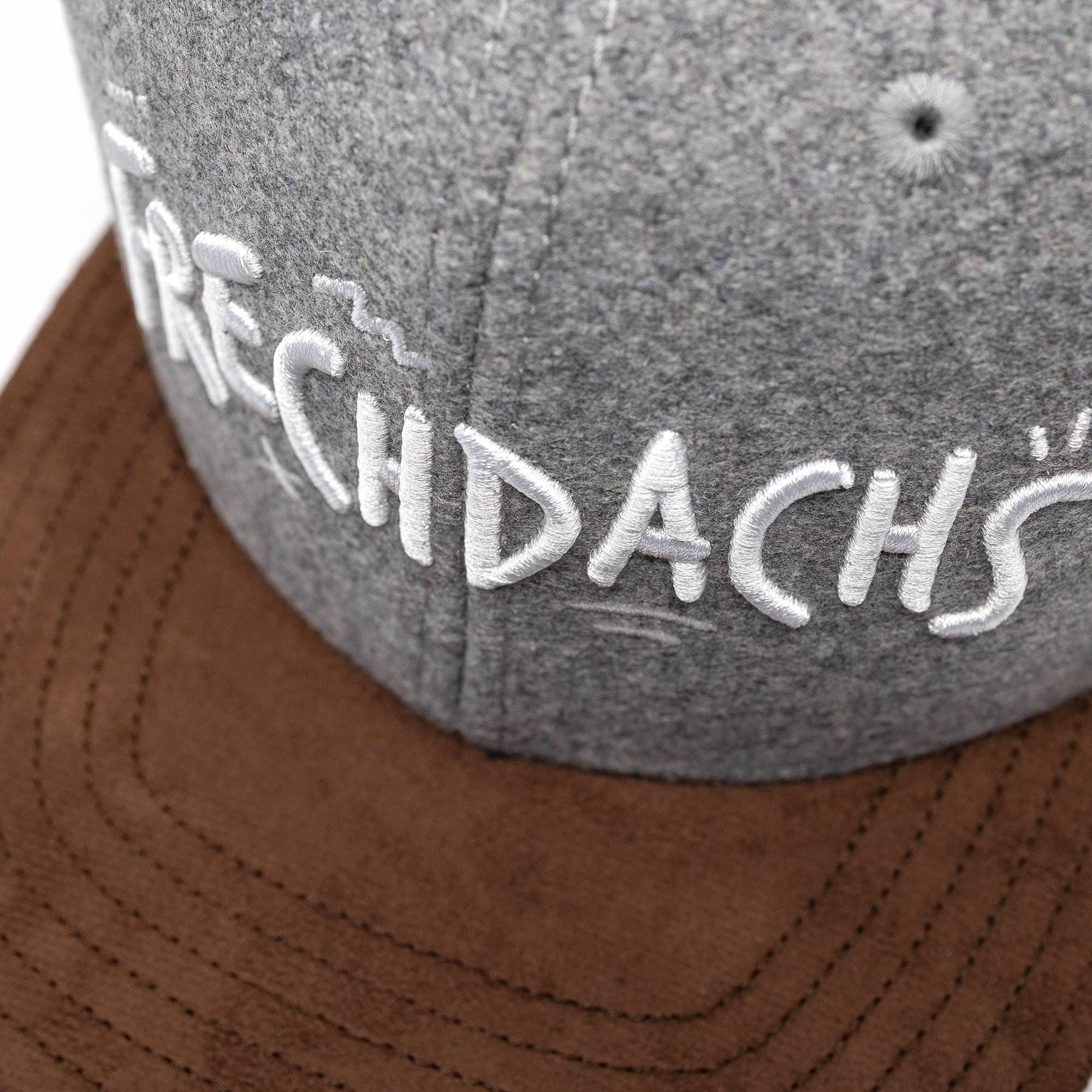 Frechdachs Snapback Cap Für Kinder - Hellgrau Filz (Kids L)
