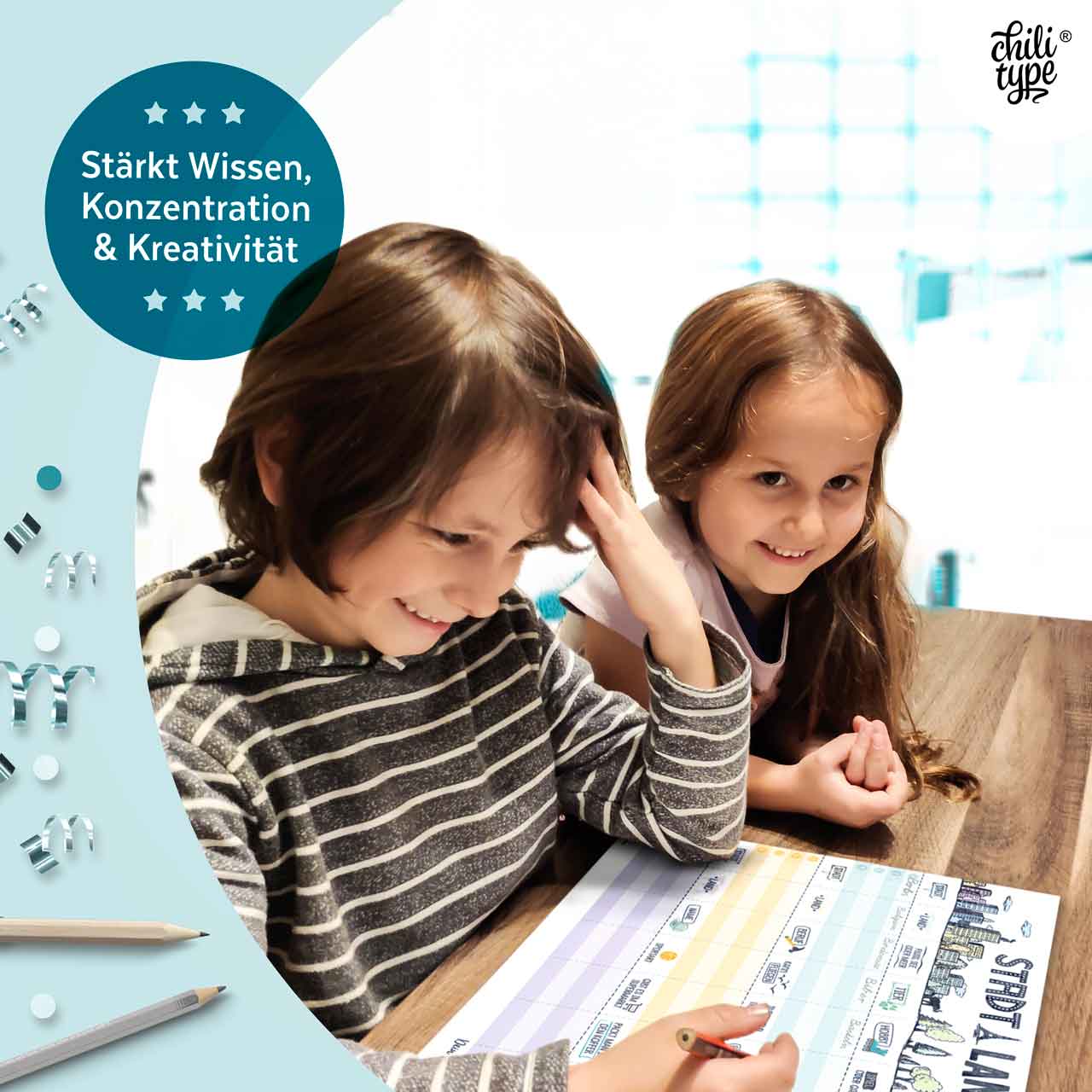 Stadt-Land-Fluss Kinder-Edition DIN A3