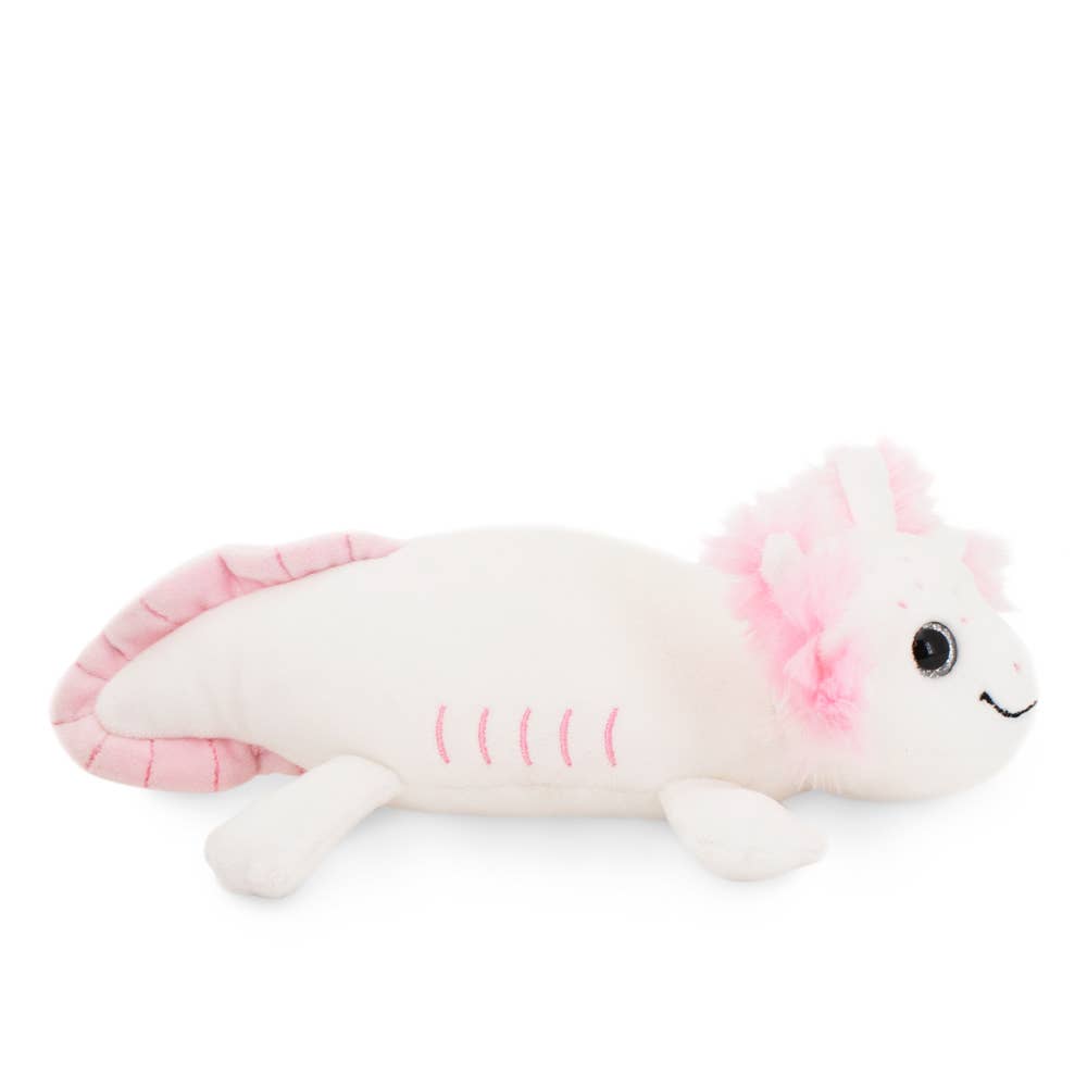 Weißer Axolotl-Plüsch 20cm