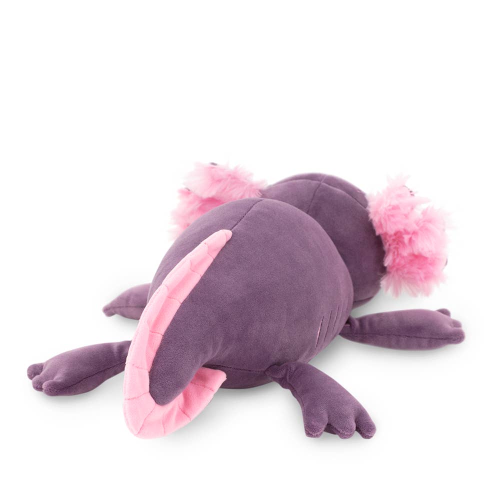Violetter Axolotl-Plüsch 40 cm