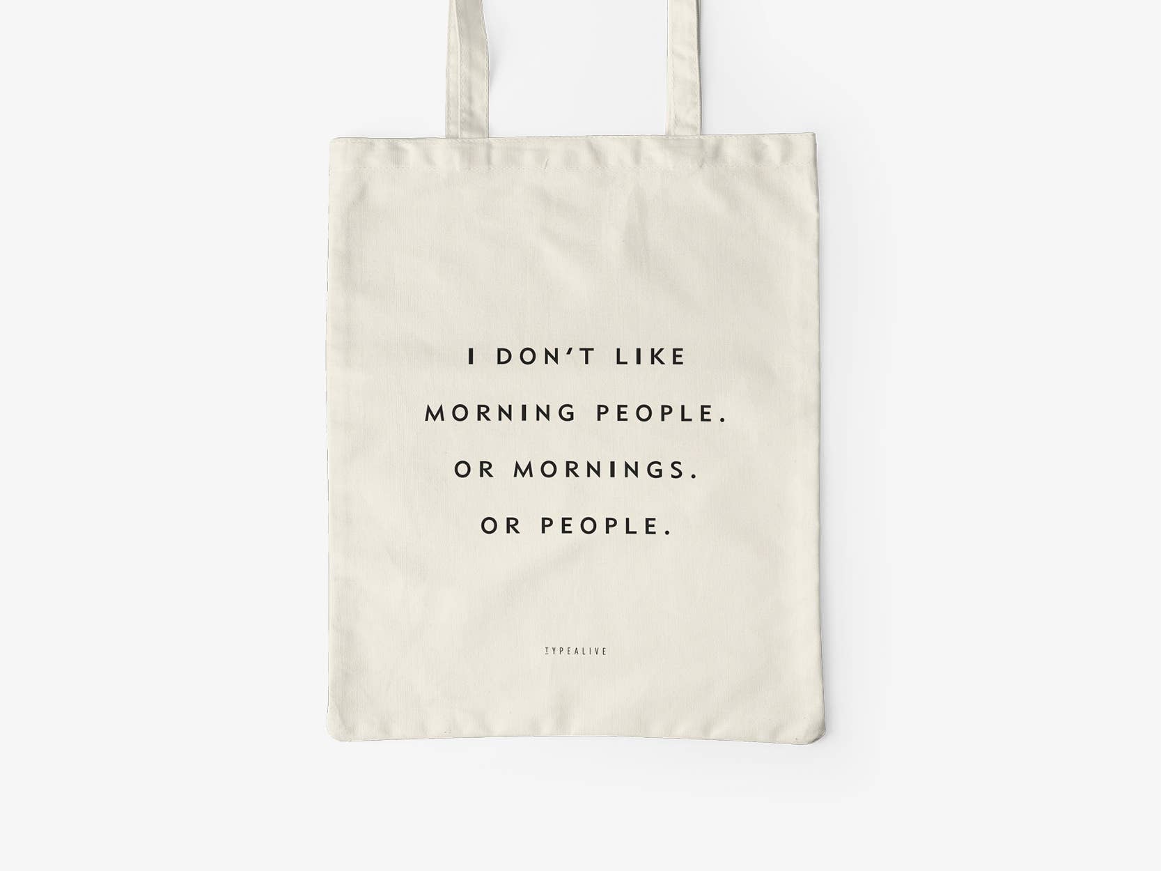 Baumwolltasche / Morning People