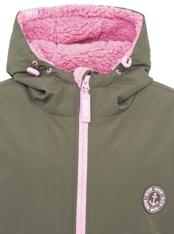 Oversize "Windjacke" von Zwillingsherz in khaki