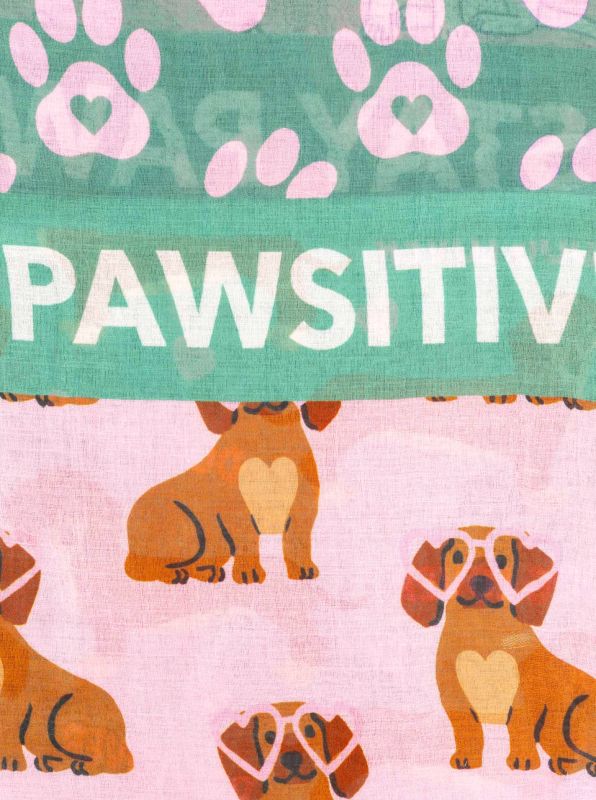 Schal Viskose Mix "Pawsitive" von Zwillingsherz