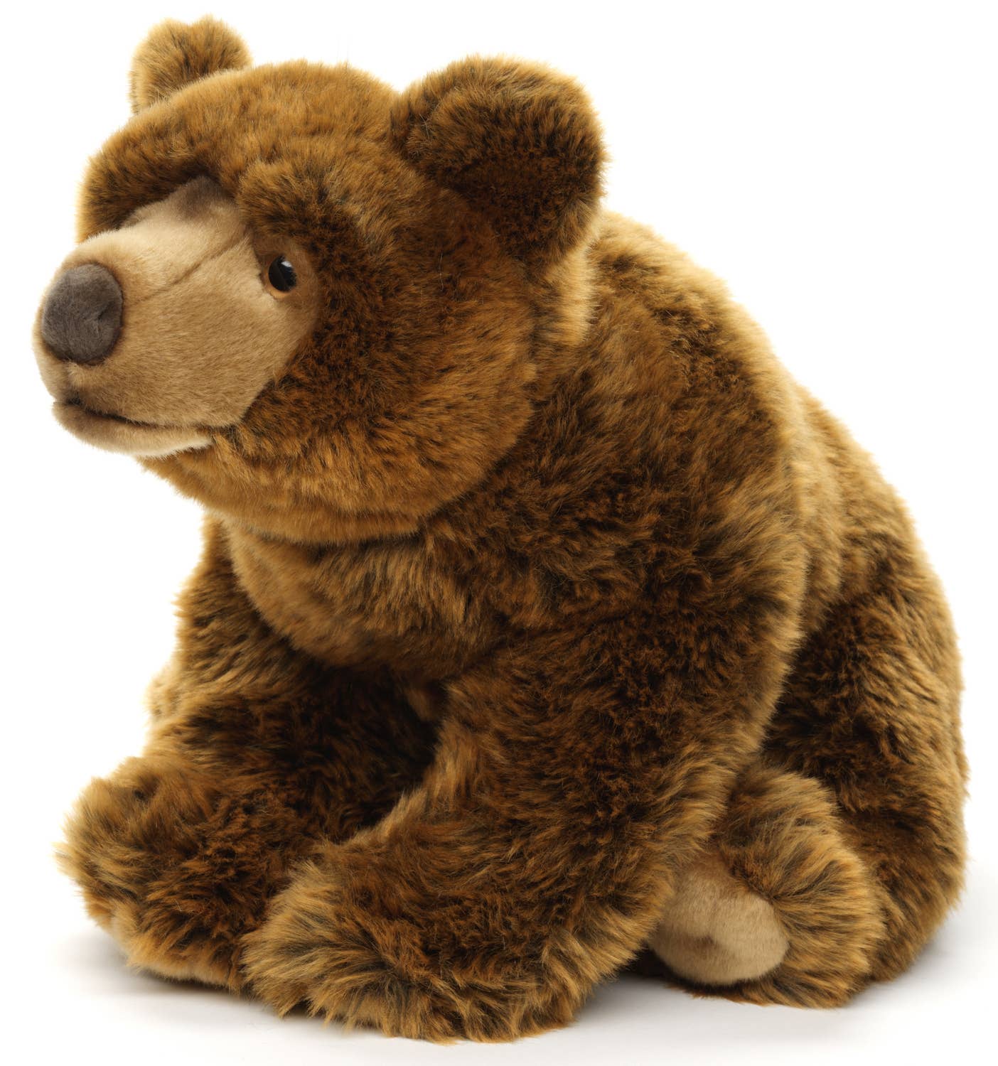 Großer Braunbär, sitzend -43 cm (Länge) -Kuschel-/Plüschtier