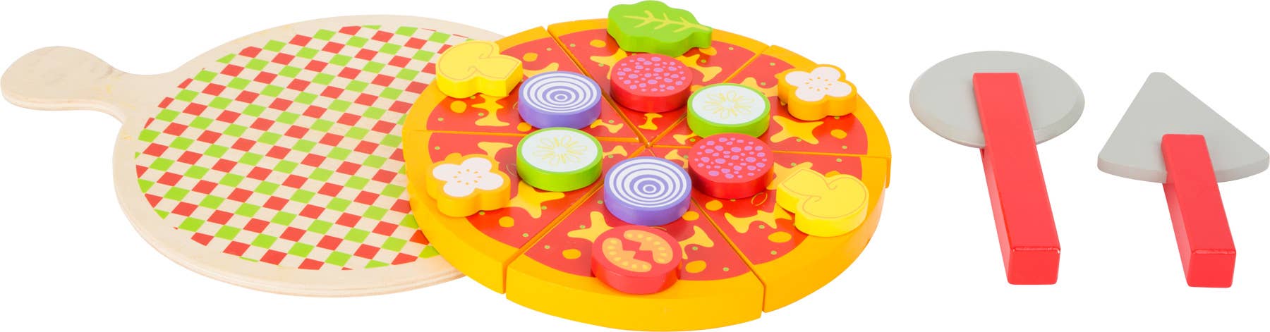 Schneide Pizza-Set | Kaufmannsläden | Holz