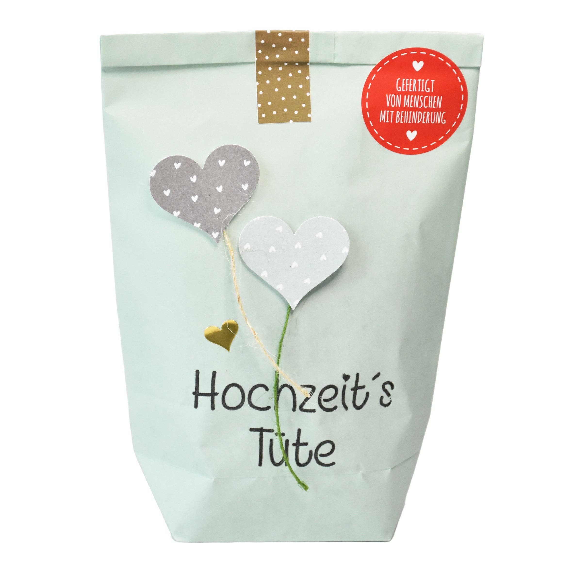 Hochzeitstüte Wundertüte mit ganz viel Herz