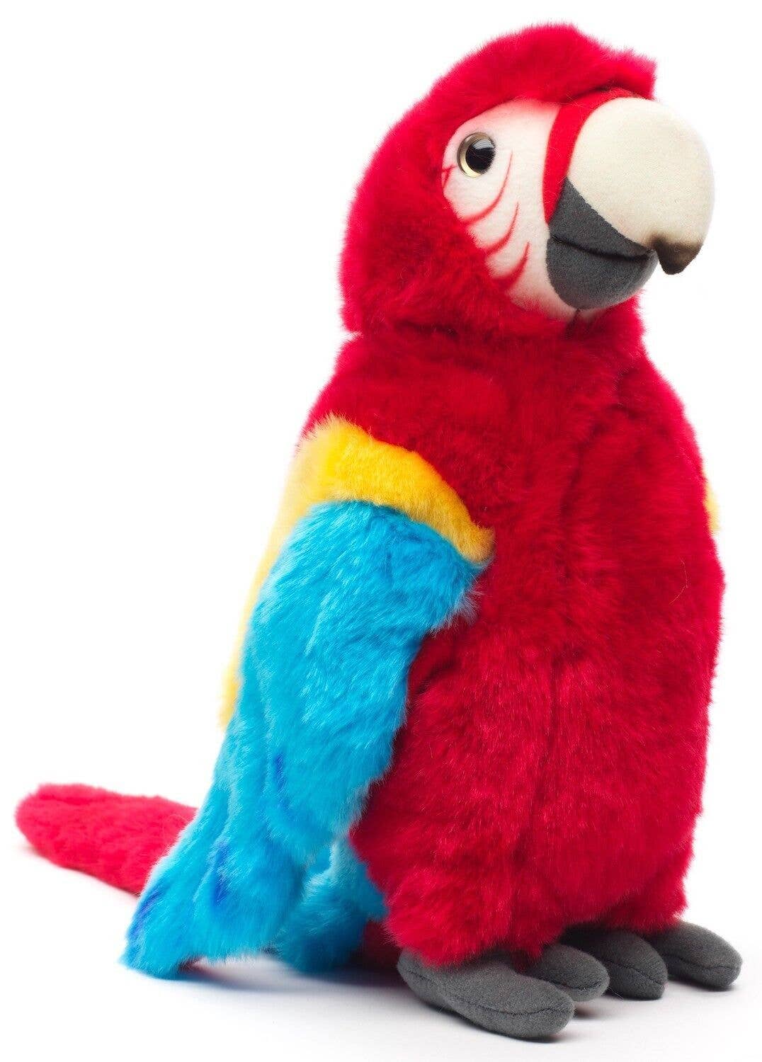 Papagei (rot) - 28 cm (Höhe)- Kuschel-/Plüschtier