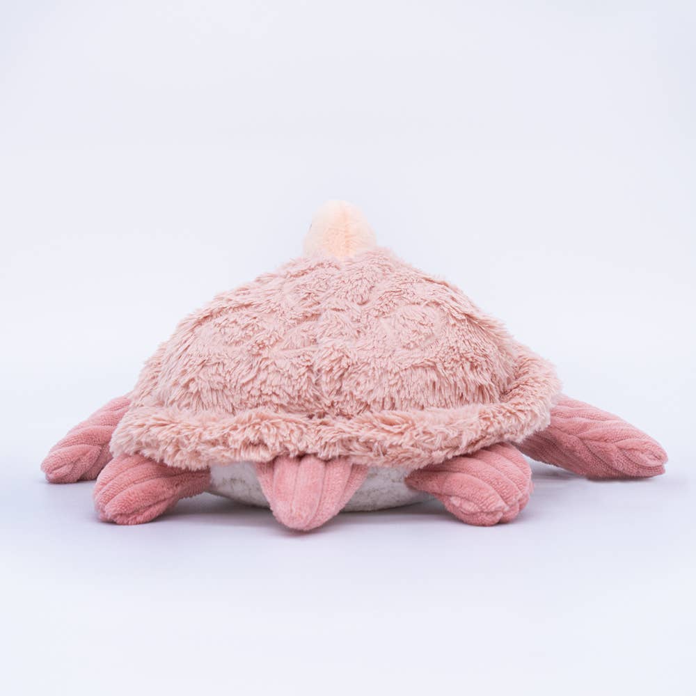 Les Ptipotos Mum & Baby Schildkröte Plüsch Rosa 30 cm – Nachhaltiges Kuscheltier-Duo
