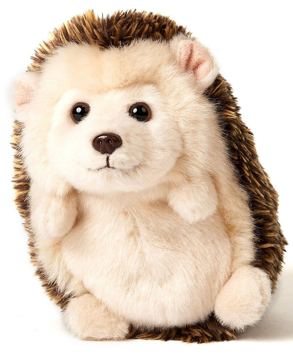 Stehender Igel als Plüschtier von Uni Toys, 14 cm hoch

