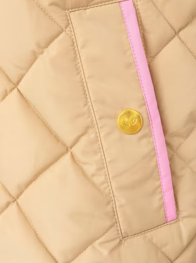 Steppweste "Classic Diamond" von Zwillingsherz beige