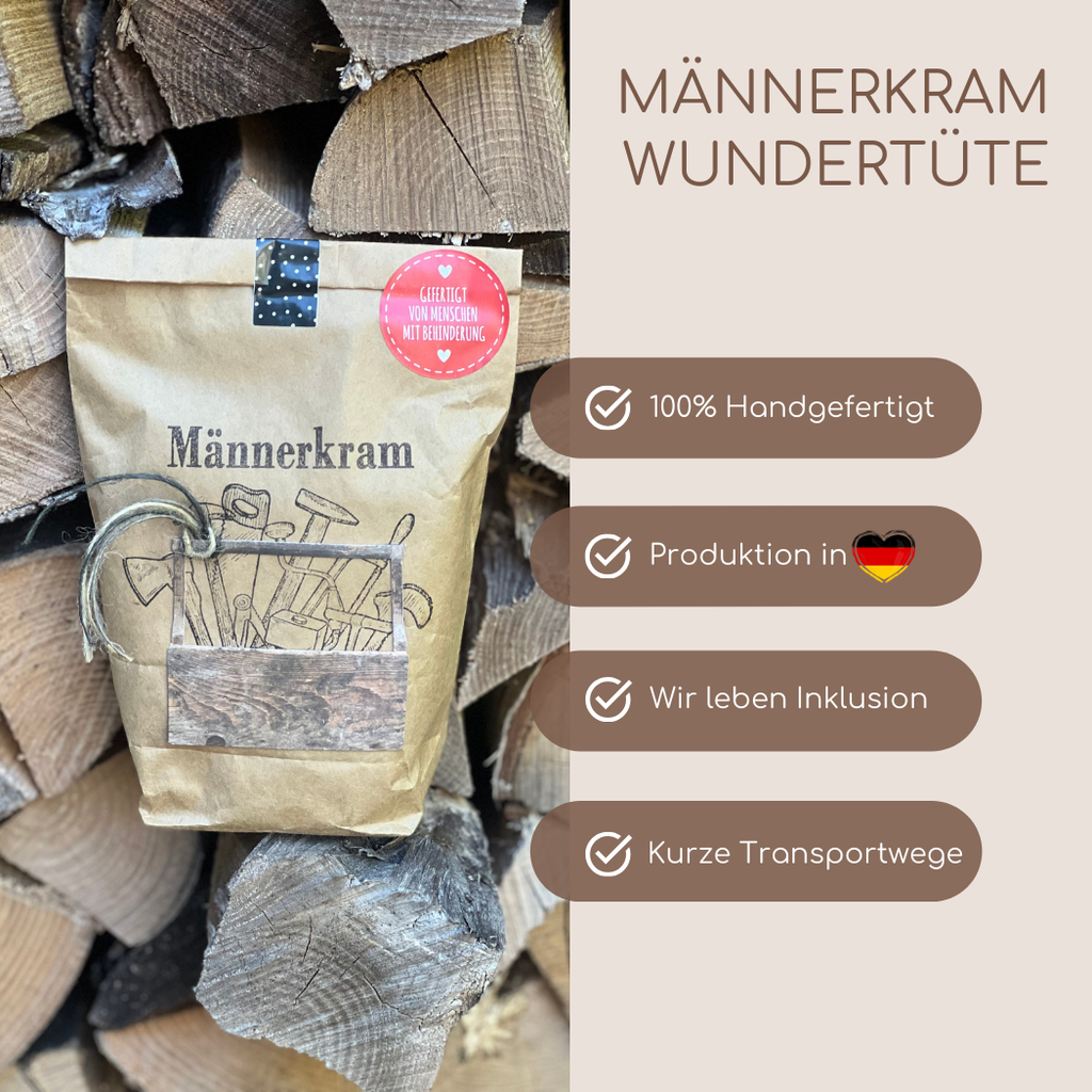 Männerkram Wundertüte – Geschenkbox für Männerabende
