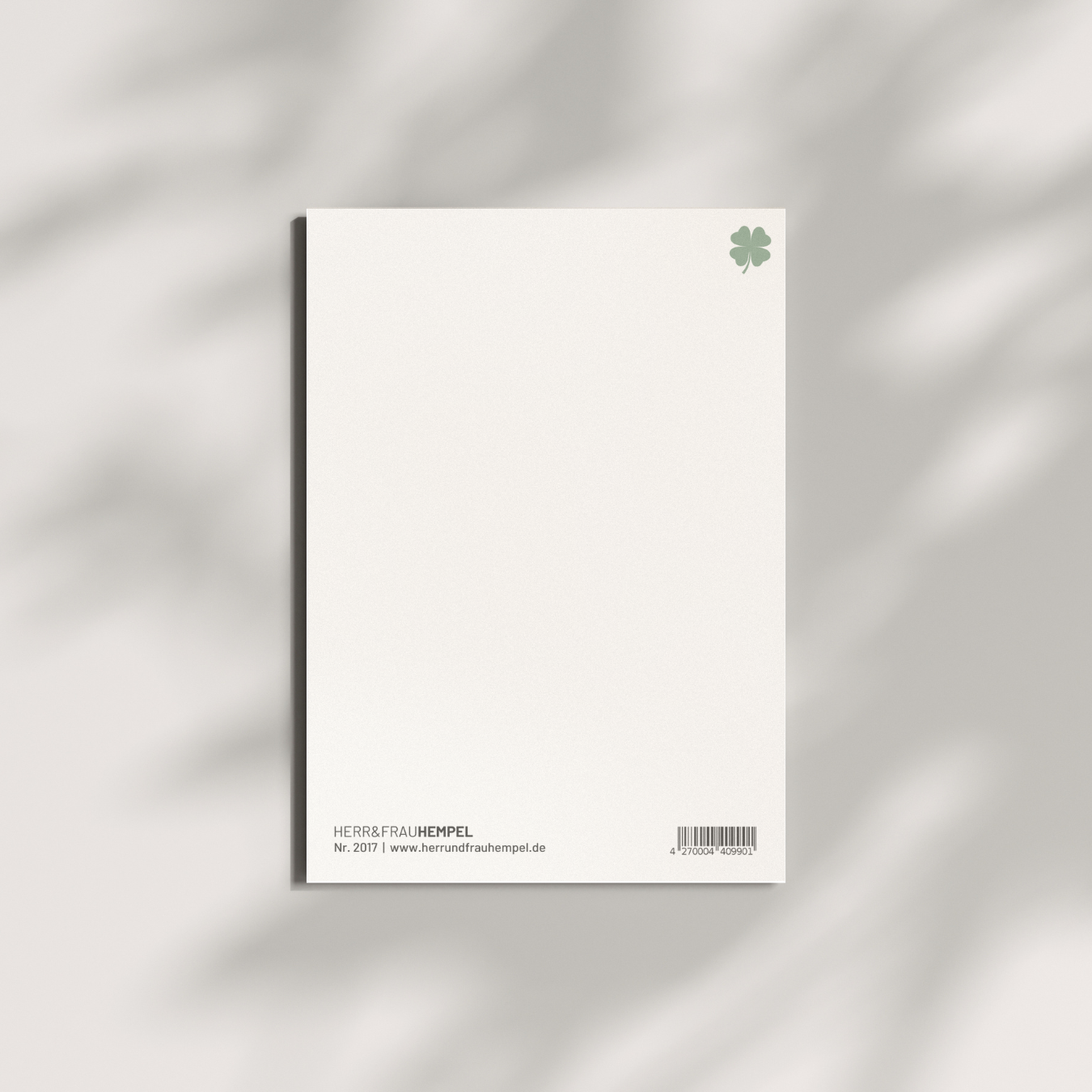 Postkarte „VIEL GLÜCK“ – Motivationskarte für Prüfungen & besondere Momente
