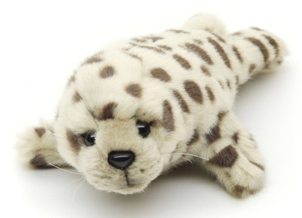 Seehund Kuscheltier grau gepunktet, 21 cm