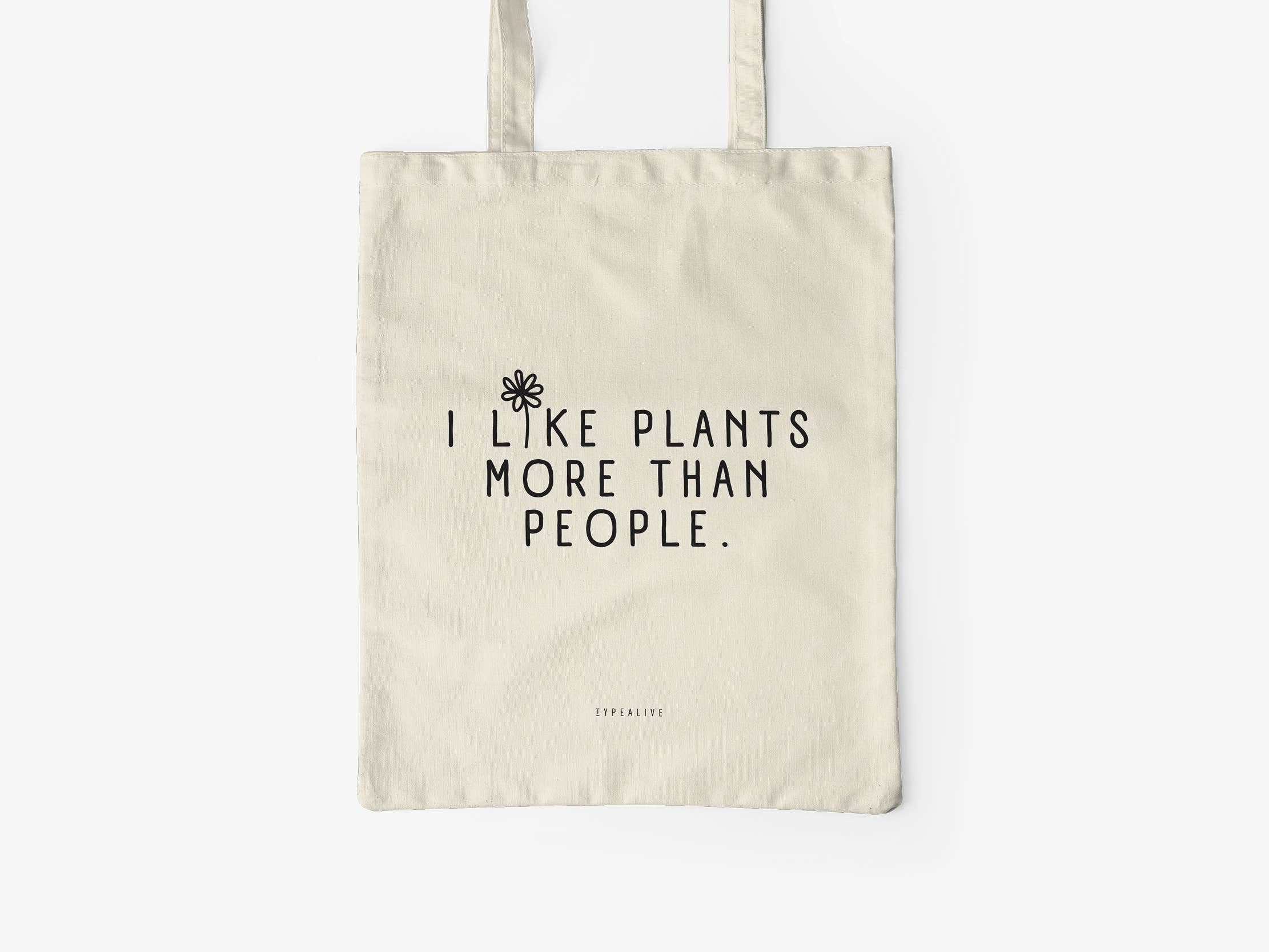 Baumwolltasche / I Like Plants