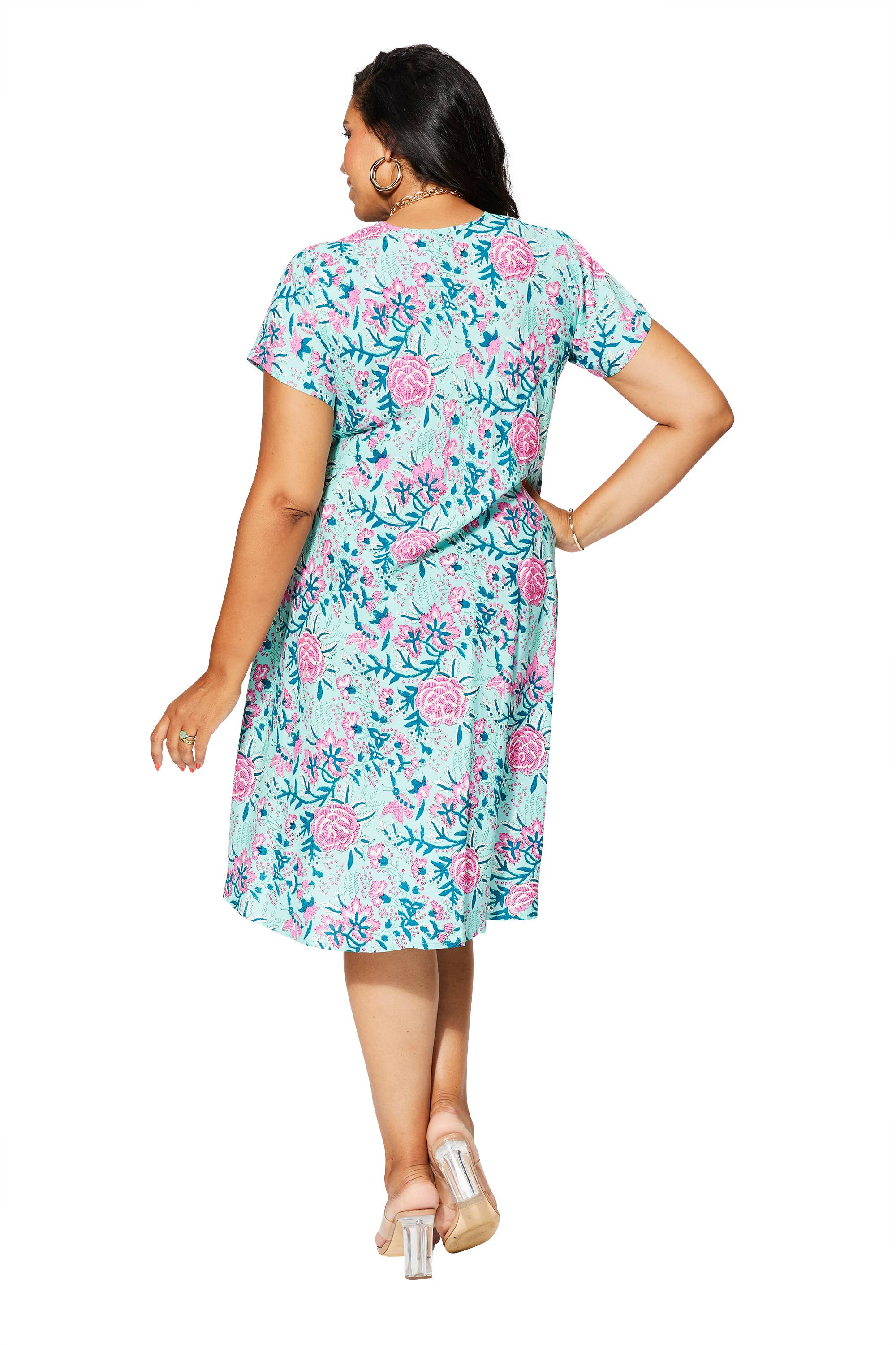 KURZÄRMLIGES SOMMERKLEID ROPV0013D