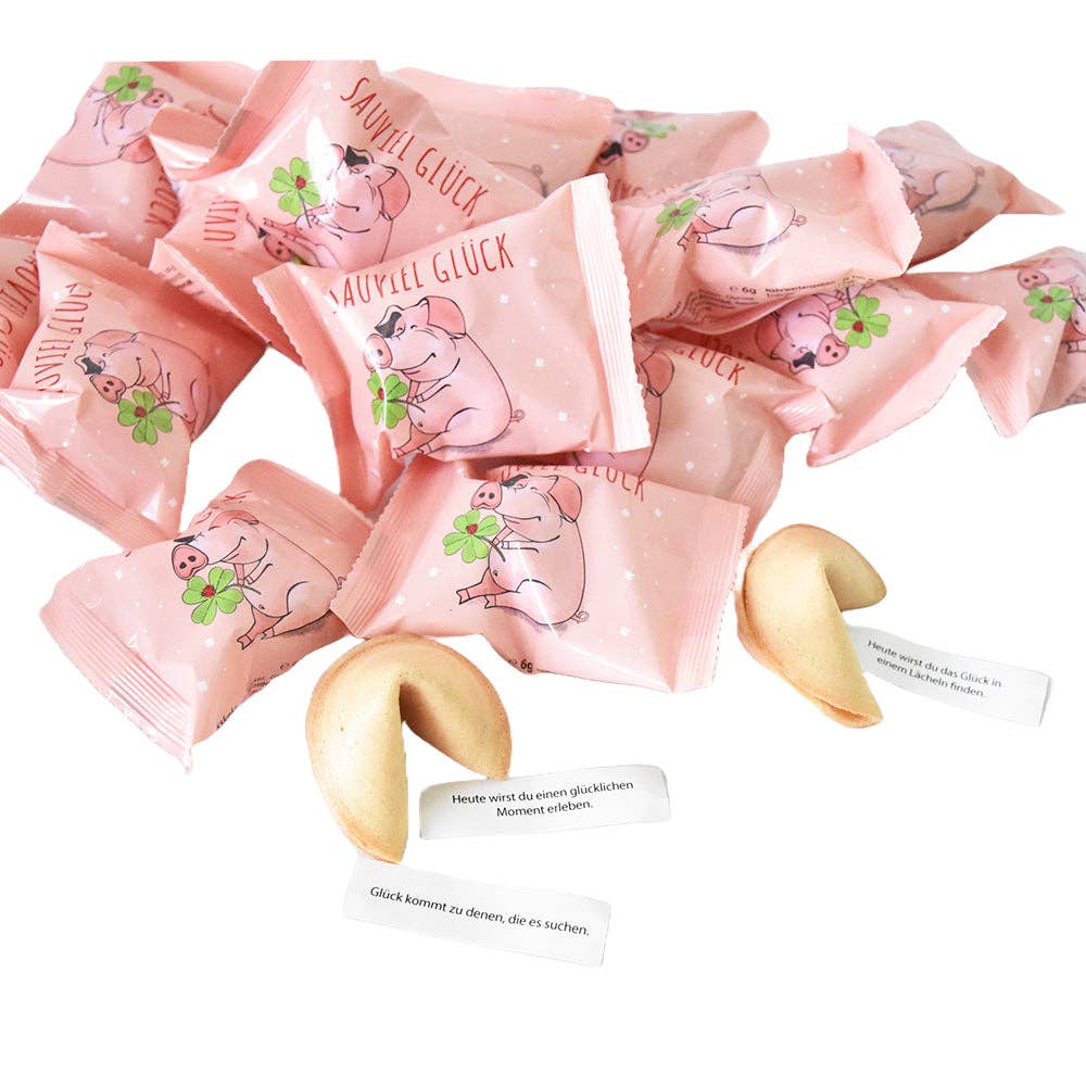 Glückskeks sauviel Glück für Silvester