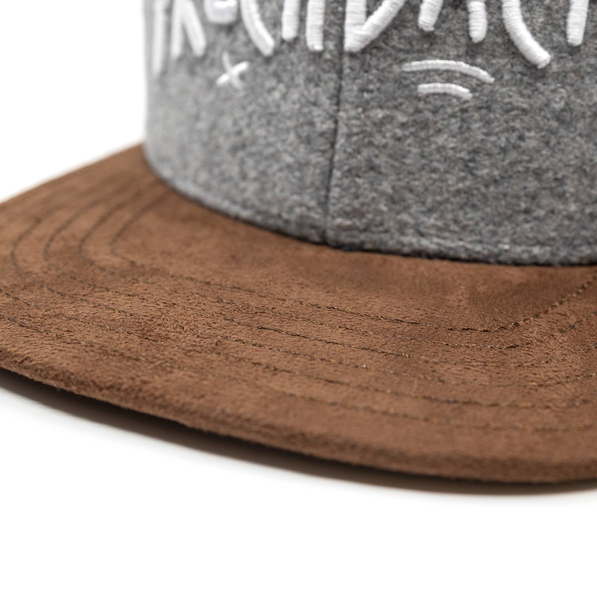 Frechdachs Snapback Cap Für Kinder - Hellgrau Filz (Kids L)