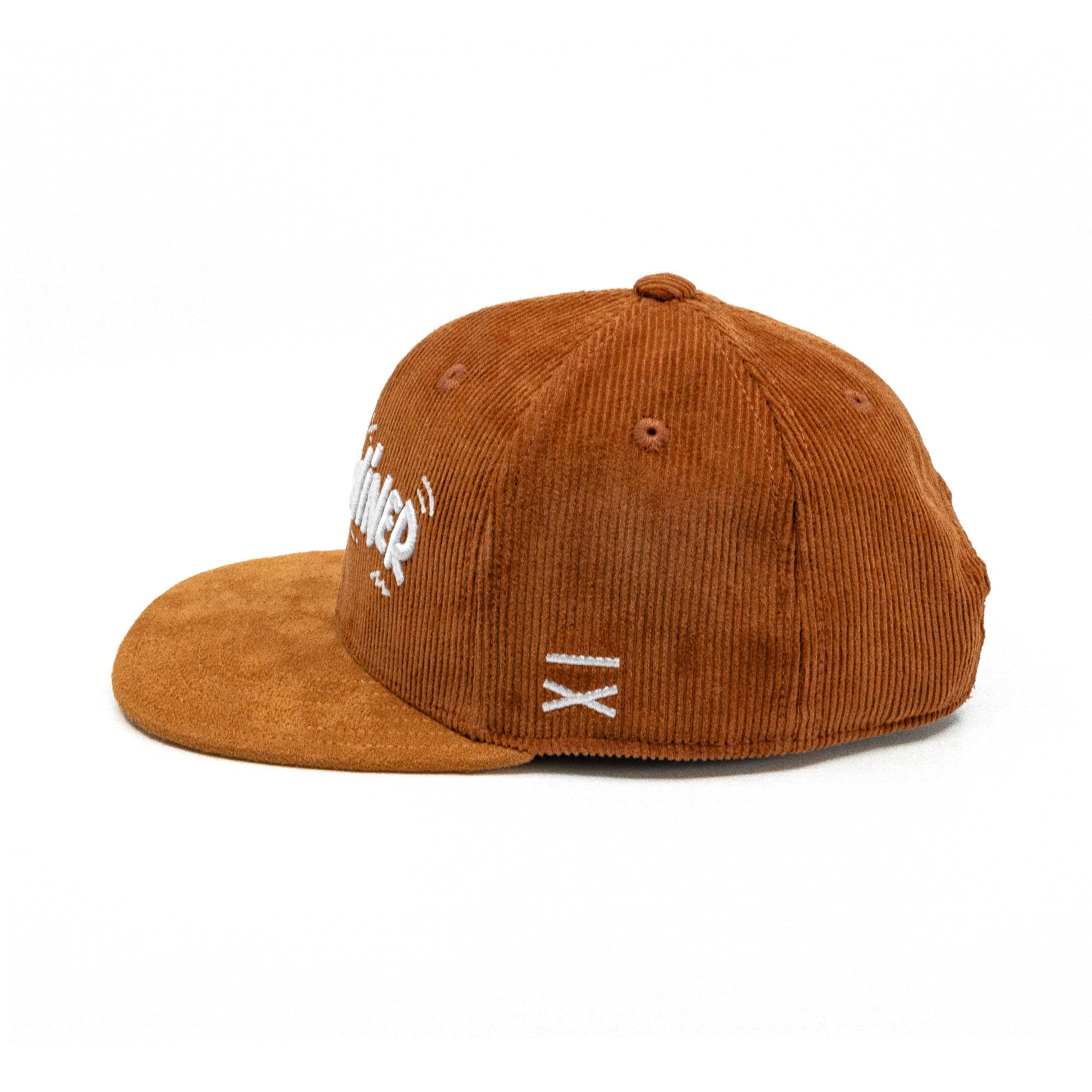 Schlawiner Snapback Cap Für Kinder - Braun Cord (Kids L)