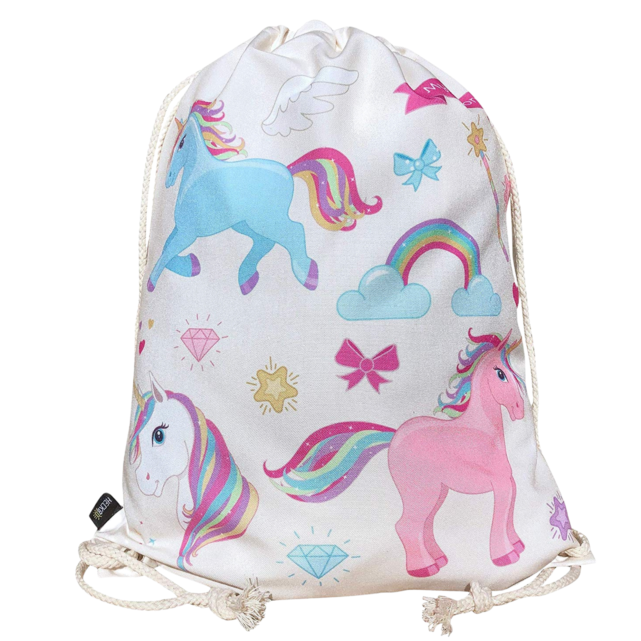 Kinder Turnbeutel Einhorn – Magischer Sportbeutel 40x32 cm von HECKBO
