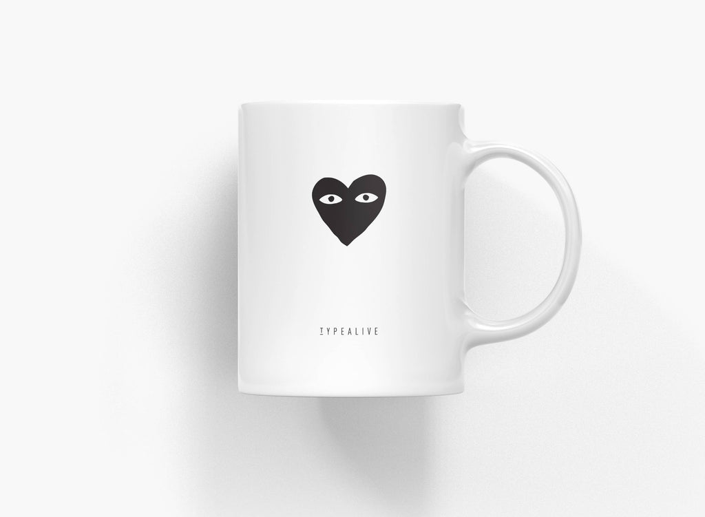 Keramiktasse „Motherhood“ – Designtasse Schwarz-Weiß | typealive