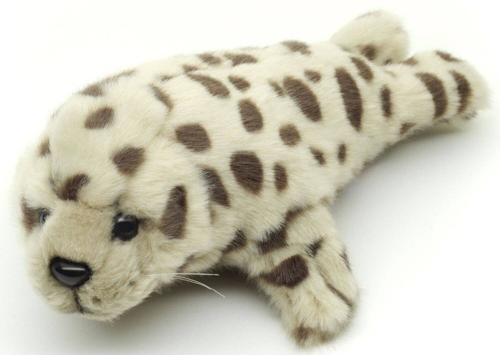 Seehund Kuscheltier grau gepunktet, 21 cm